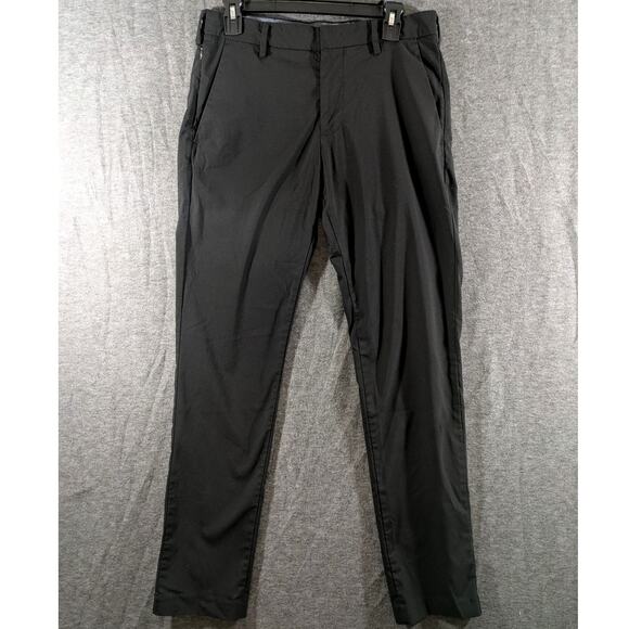 Mens‎ Dockers Slim Fit Pants Dark Grey Zipper Side Pocket 30x32 - Picture 1 of 11